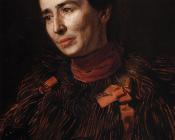 托马斯伊肯斯 - Portrait of Mary Adeline Williams